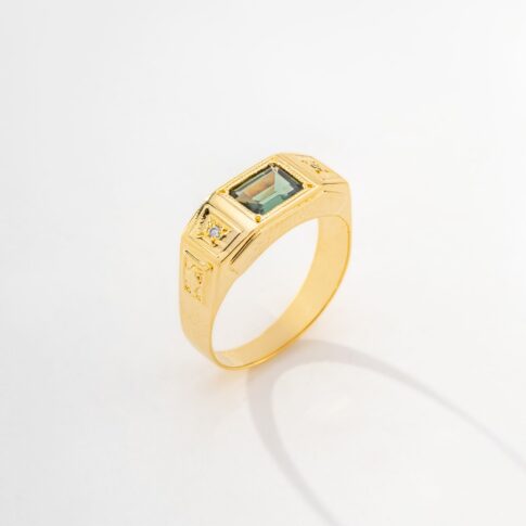 Anel de Formatura Ouro 18K - Apolo
