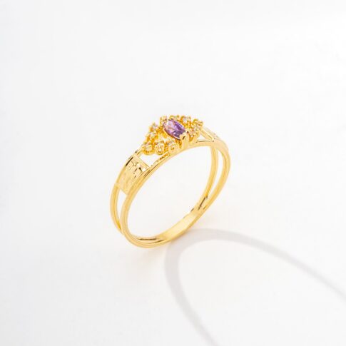 Anel de Formatura Ouro 18K - Celeste