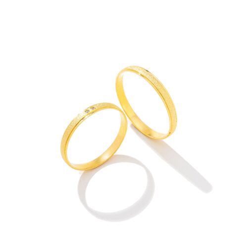Par de Alianças Ouro 18k - Married Gold