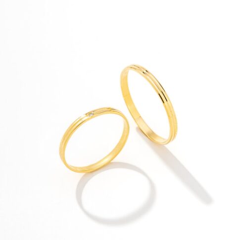 Par de Alianças Ouro 18k - Gold Connection