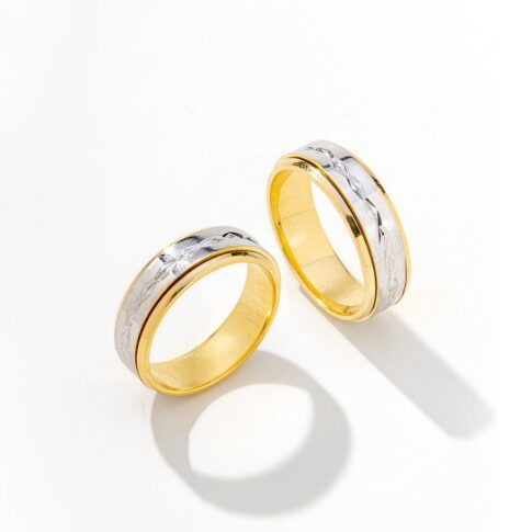 Par de Alianças Bodas - Jersey