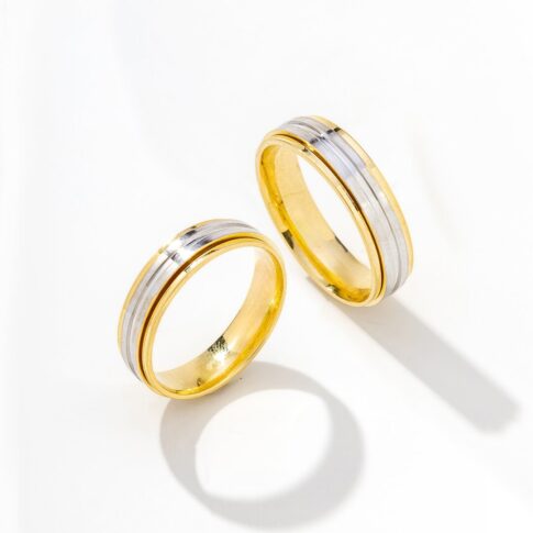 Par de Alianças Bodas - Deméter