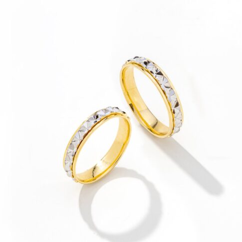 Par de Alianças Bodas - Cecilia